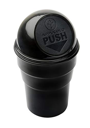 APPUCOCO Mini Car Trash Bin Can Holder Dustbin – Black (L 17 x W 6.5 cms) APPUCOCO Mini Car Trash Bin Can Holder Dustbin – Black (L 17 x W 6.5 cms)