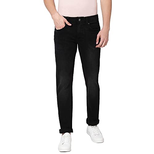 Lee Brushed Black Solid Slim Fit Jeans Lee Brushed Black Solid Slim Fit Jeans