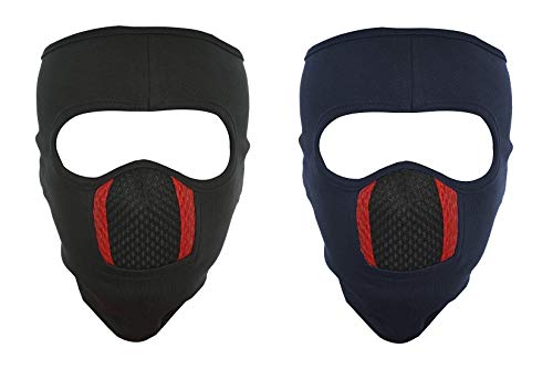 Gajraj Unisex Cotton Bike Riding & Cycling Anti Pollution Dust Sun Protecion Full Face Cover Mask with Air Filter Mesh – Pack of 2 (Black & Navy) Gajraj Unisex Cotton Bike Riding & Cycling Anti Pollution Dust Sun Protecion Full Face Cover Mask with Air Filter Mesh – Pack of 2 (Black & Navy)