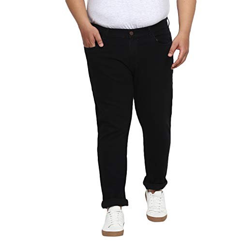Urbano Plus Men’s Grey Regular Fit Denim Jeans Stretchable