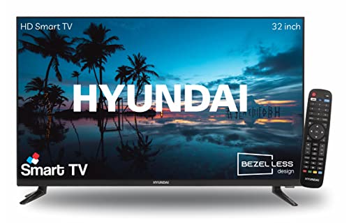 Hyundai 80 cm (32 inches) HD Ready Smart LED TV SMTHY32ECY1W (Black)