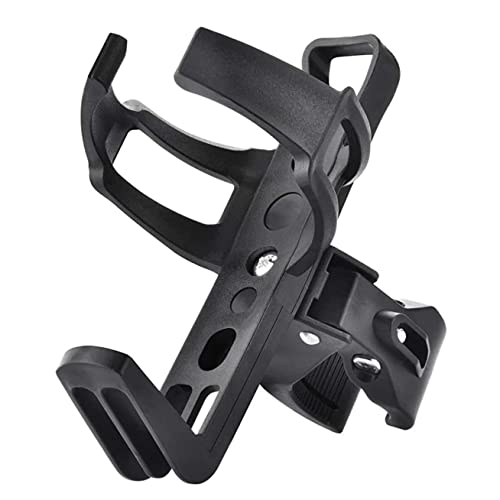 Strauss Adjustable Bicycle Bottle Holder with Quick Release Clamp, (Black) Strauss Adjustable Bicycle Bottle Holder with Quick Release Clamp, (Black)