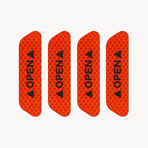 Careflection Car Door Reflective Warning Sticker (Red) Careflection Car Door Reflective Warning Sticker (Red)