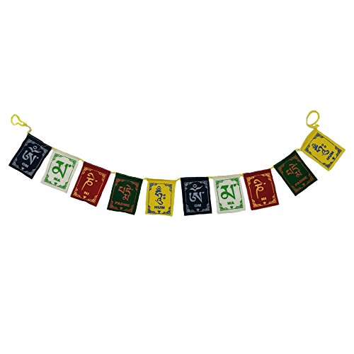 Divya Mantra Tibetan Flag for Car Decoration Accessories All Latest Prayer Flags Interior Mirror Decorative Wall Hanging Decor Buddha Om Mani Padme Hum Royal Bike Accessory Velvet – Multi Divya Mantra Tibetan Flag for Car Decoration Accessories All Latest Prayer Flags Interior Mirror Decorative Wall Hanging Decor Buddha Om Mani Padme Hum Royal Bike Accessory Velvet – Multi