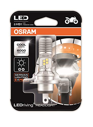 OSRAM LEDriving HEADLIGHT for bikes HS1 7285CW 5/6W 12V PX43T Blister Pack, Cool White OSRAM LEDriving HEADLIGHT for bikes HS1 7285CW 5/6W 12V PX43T Blister Pack, Cool White
