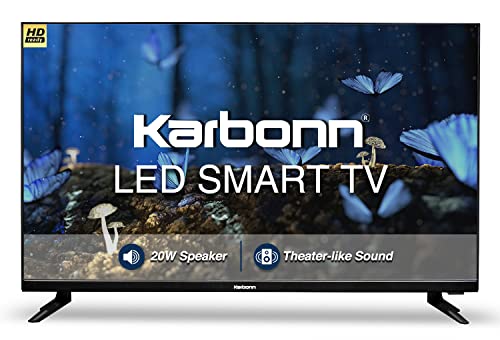 Karbonn 80 cm (32 Inches) Millennium Series HD Ready Smart LED TV KJW32SKHD (Phantom Black) with Bezel-Less Design Karbonn 80 cm (32 Inches) Millennium Series HD Ready Smart LED TV KJW32SKHD (Phantom Black) with Bezel-Less Design