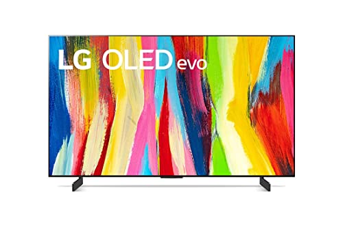 LG C2 106 cm (42 Inches) Evo Gallery Edition 4K Ultra HD Smart OLED TV OLED42C2PSA (Black) (2022 Model) | With Self Lit OLED Pixels LG C2 106 cm (42 Inches) Evo Gallery Edition 4K Ultra HD Smart OLED TV OLED42C2PSA (Black) (2022 Model) | With Self Lit OLED Pixels