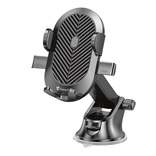TANTRA Twist Universal Car Mobile Holder for Dashboard 360 with One Touch Technology – Expandable & Rotatable & Double Shift Locking for Windscreen & Table Desk, Car Accessories for Dashboard, Black… TANTRA Twist Universal Car Mobile Holder for Dashboard 360 with One Touch Technology – Expandable & Rotatable & Double Shift Locking for Windscreen & Table Desk, Car Accessories for Dashboard, Black…
