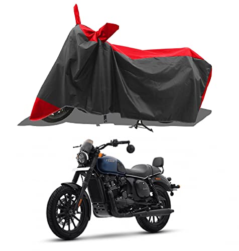 ROMEIZ – Two Wheeler – Scooty – Bike Cover for Yezdi Roadster New BS6 Cover with Water-Resistant and Dust Proof Premium 190T Fabric_Red Stripe ROMEIZ – Two Wheeler – Scooty – Bike Cover for Yezdi Roadster New BS6 Cover with Water-Resistant and Dust Proof Premium 190T Fabric_Red Stripe