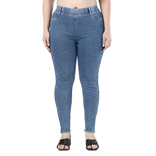 ZXN Clothing Stone wash Shade, Girls & Women’s, Slim Fit, Stretchable Denim Jegging with Belt Loop High Waist, Ankle Length Size Up to 26 to 40 Blue ZXN Clothing Stone wash Shade, Girls & Women’s, Slim Fit, Stretchable Denim Jegging with Belt Loop High Waist, Ankle Length Size Up to 26 to 40 Blue