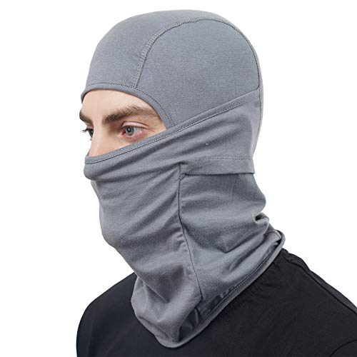 Marc Loire Lightweight Breathable Stretchable Motorcycle Balaclava Full Face Mask for men and women Protects from Wind, Sun, Dust for biking, Cycling, Running and Outdoor Activities (Grey, Pack of 1) Marc Loire Lightweight Breathable Stretchable Motorcycle Balaclava Full Face Mask for men and women Protects from Wind, Sun, Dust for biking, Cycling, Running and Outdoor Activities (Grey, Pack of 1)