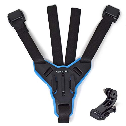 Action Pro™ Helmet Chin Mount Strap Compatible with All Smartphones GoPro Hero 11 10 9 8 7 6 5 4 SJCAM DJI Osmo and All Action Cameras Made in India (Blue) Action Pro™ Helmet Chin Mount Strap Compatible with All Smartphones GoPro Hero 11 10 9 8 7 6 5 4 SJCAM DJI Osmo and All Action Cameras Made in India (Blue)