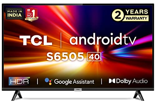 TCL 100 cm (40 inches) Full HD Certified Android R Smart LED TV 40S6505 (Black) TCL 100 cm (40 inches) Full HD Certified Android R Smart LED TV 40S6505 (Black)