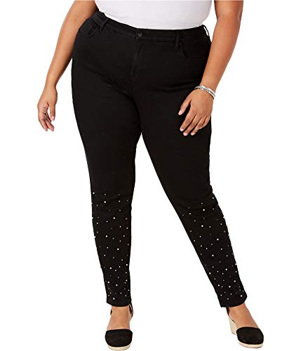 Style & Co. Womens Denim Embellished Skinny Jeans Style & Co. Womens Denim Embellished Skinny Jeans