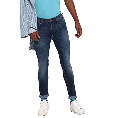 Lee Mid Tone Wash Cotton Blend Slim Fit Mens Jeans Lee Mid Tone Wash Cotton Blend Slim Fit Mens Jeans