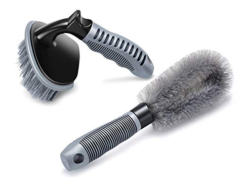 Combo of 1 x Alloy Wheel Cleaning Brush, Rim Cleaner for Your Car, Motorcycle or Bicycle and 1 x Tire Brush Washing Tool Combo of 1 x Alloy Wheel Cleaning Brush, Rim Cleaner for Your Car, Motorcycle or Bicycle and 1 x Tire Brush Washing Tool