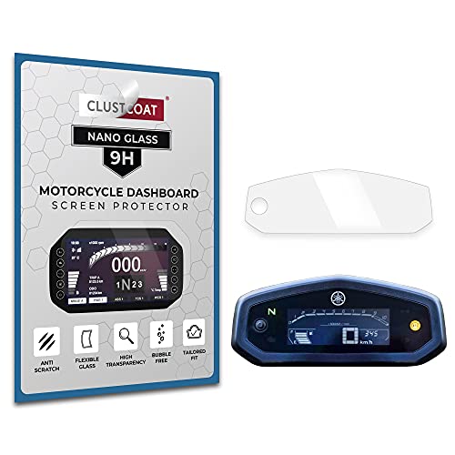 CLUSTCOAT 9H Nano Glass Motorcycle Dashboard Instrument Cluster Screen Protector for Yamaha FZ V3 / FZ-S V3 CLUSTCOAT 9H Nano Glass Motorcycle Dashboard Instrument Cluster Screen Protector for Yamaha FZ V3 / FZ-S V3