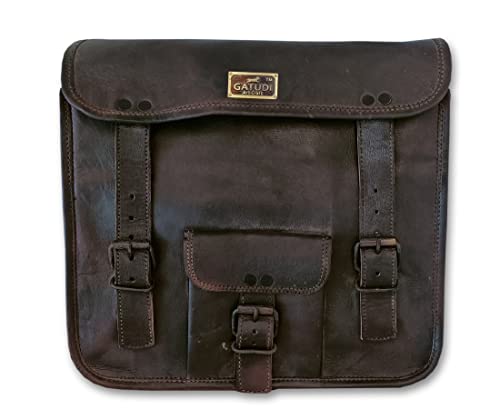 Gatudi Art Craft Motorcycle Side Bag/Saddle/Travel Bag/Carrier for All Bike (Multicolour) (Tan Black) Gatudi Art Craft Motorcycle Side Bag/Saddle/Travel Bag/Carrier for All Bike (Multicolour) (Tan Black)