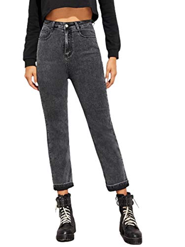 Kotty BlacK and Grey Cotton Lycra Slim High Rise Women Jeans Kotty BlacK and Grey Cotton Lycra Slim High Rise Women Jeans