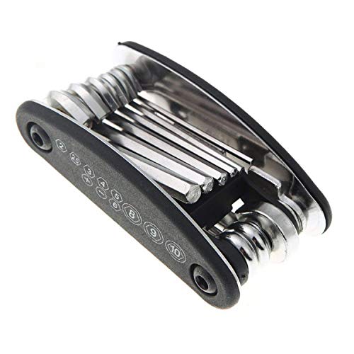 Strauss Bicycle Repair Toolkit | 15 in 1 Multi-Function Bicycle Tools Sets | Cycle Repair |Wrench Mountain Bike Toolkit | Multi-Purpose Mountain Bike, (Black/Silver) Strauss Bicycle Repair Toolkit | 15 in 1 Multi-Function Bicycle Tools Sets | Cycle Repair |Wrench Mountain Bike Toolkit | Multi-Purpose Mountain Bike, (Black/Silver)