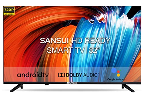 Sansui 80cm (32 inches) HD Ready Certified Android LED TV JSW32ASHD (Midnight Black) (2021 Model) | With Android 11 Sansui 80cm (32 inches) HD Ready Certified Android LED TV JSW32ASHD (Midnight Black) (2021 Model) | With Android 11