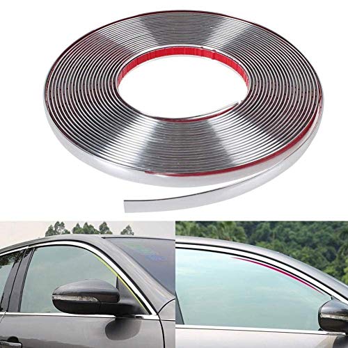 SARTE LOWRENCE 10 mm Side Window Chrome Beading Roll for Maruti Suzuki Swift Dzire Model, 5 m SARTE LOWRENCE 10 mm Side Window Chrome Beading Roll for Maruti Suzuki Swift Dzire Model, 5 m