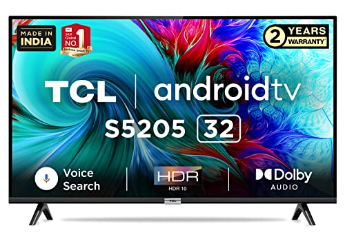 TCL 80 cm (32 inches) HD Ready Certified Android Smart LED TV 32S5205 (Black) TCL 80 cm (32 inches) HD Ready Certified Android Smart LED TV 32S5205 (Black)