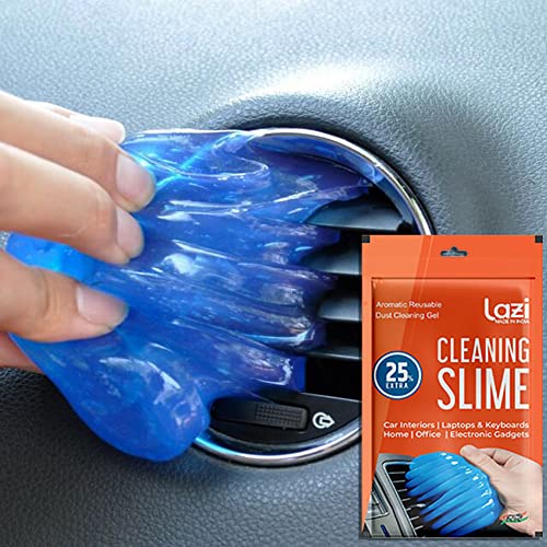 LAZI Multipurpose Car AC Vent Interior Dust Cleaning Gel Jelly Detailing Putty Cleaner Kit Universal Car Interior, Keyboard, PC, Laptop, Electronic Gadget Cleaning Kit (Pack of 1-100gm) LAZI Multipurpose Car AC Vent Interior Dust Cleaning Gel Jelly Detailing Putty Cleaner Kit Universal Car Interior, Keyboard, PC, Laptop, Electronic Gadget Cleaning Kit (Pack of 1-100gm)