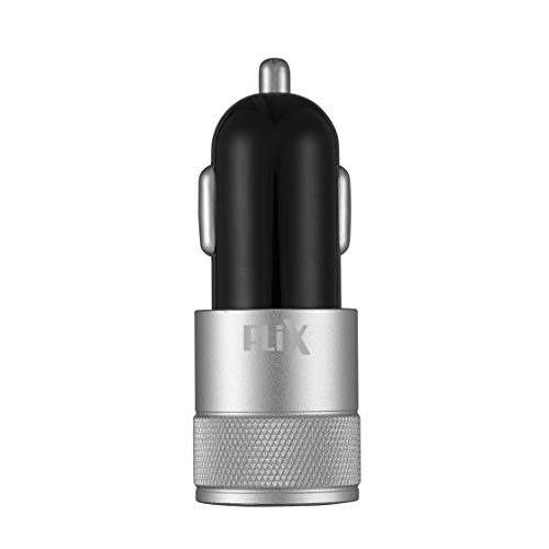 Flix Xcc-31D Blk 12 W Dual Car Charger for All Mobiles, Tablets with Micro USB – Black Flix Xcc-31D Blk 12 W Dual Car Charger for All Mobiles, Tablets with Micro USB – Black