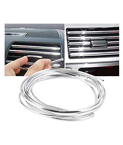 AutoBizarre 3 Meter AC Vent/Car Edges Chrome Styling Edge Guard AutoBizarre 3 Meter AC Vent/Car Edges Chrome Styling Edge Guard