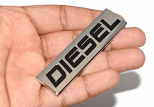 Incognito Diesel Sticker for Car Fuel Tank, Metal (Silver) Incognito Diesel Sticker for Car Fuel Tank, Metal (Silver)