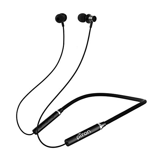 PTron Tangentbeat in-Ear Bluetooth 5.0 Wireless Headphones with Mic, Enhanced Bass, 10mm Drivers, Clear Calls, Snug-Fit, Fast Charging, Magnetic Buds, Voice Assistant & IPX4 Wireless Neckband (Black) PTron Tangentbeat in-Ear Bluetooth 5.0 Wireless Headphones with Mic, Enhanced Bass, 10mm Drivers, Clear Calls, Snug-Fit, Fast Charging, Magnetic Buds, Voice Assistant & IPX4 Wireless Neckband (Black)