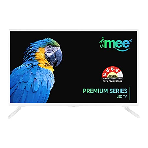 imee 80cm (32 inch) Smart Android HD LED TV with SRS Surround Sound – BEE 4 Star Rated Energy Efficient (Premium, White, 32 Smart)