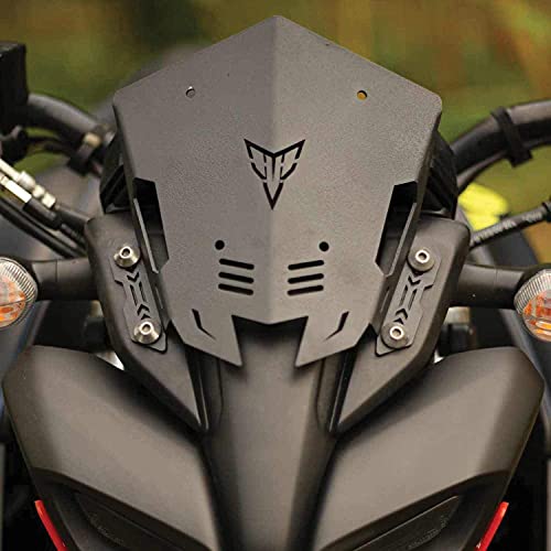 SGTB Yamaha MT-15 Bike Metal Visor – Black