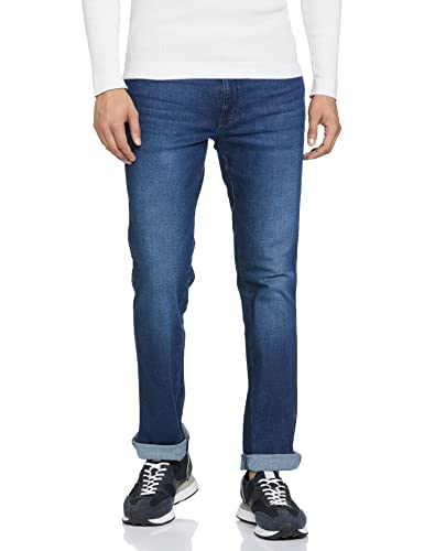 Wrangler Men’s Regular Jeans (WMJNSM4543_Dark Indigo_38) Wrangler Men’s Regular Jeans (WMJNSM4543_Dark Indigo_38)