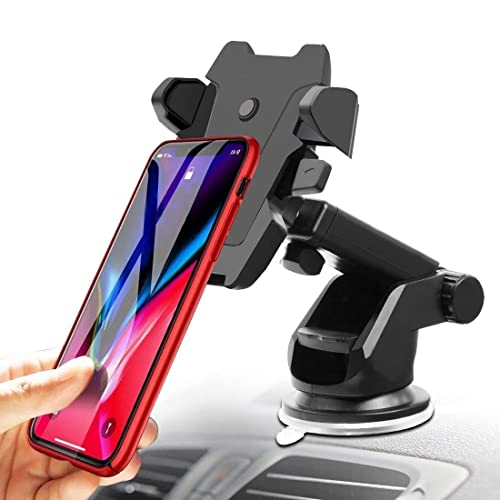 HUMBLE® Universal Silicone Sucker Long Neck Car Mobile Phone Holder Mount Stand Ultimate Reusable Suction Cup with 360 Degree Rotation for Car Windshield Dashboard – (Black) HUMBLE® Universal Silicone Sucker Long Neck Car Mobile Phone Holder Mount Stand Ultimate Reusable Suction Cup with 360 Degree Rotation for Car Windshield Dashboard – (Black)