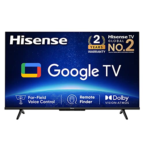 Hisense 126 cm (50 inches) Bezelless Series 4K Ultra HD Smart LED Google TV 50A6H (Black) Hisense 126 cm (50 inches) Bezelless Series 4K Ultra HD Smart LED Google TV 50A6H (Black)