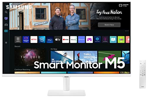 Samsung 32-inch(80.13cm) M5 FHD Smart Monitor, Speakers, Remote, 1 Billion Color, Smart TV apps, TV Plus, Office 365, Apple Airplay, Dex, Bluetooth (LS32BM501EWXXL, White) Samsung 32-inch(80.13cm) M5 FHD Smart Monitor, Speakers, Remote, 1 Billion Color, Smart TV apps, TV Plus, Office 365, Apple Airplay, Dex, Bluetooth (LS32BM501EWXXL, White)