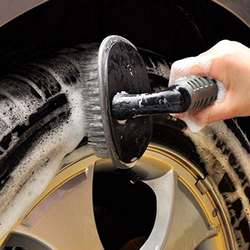 Auto Hub Wheel Tire Rim Scrub Brush Hub Clean Wash Useful Brush Car Truck Motorcycle Bike Washing Cleaning Tool, pack of 1 Auto Hub Wheel Tire Rim Scrub Brush Hub Clean Wash Useful Brush Car Truck Motorcycle Bike Washing Cleaning Tool, pack of 1