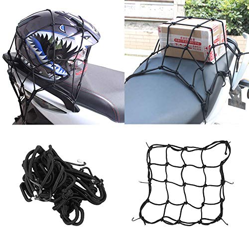 B to B Traders Universal Strong Bungee Net for ALL Bikes (Black)