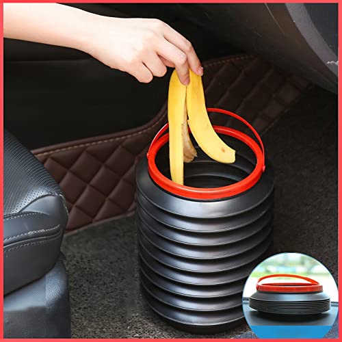 Wolpin Mini Car Trash Bin Can Holder Dustbin Foldable Retractable – Black (L 24 x W 18.8 cms) Wolpin Mini Car Trash Bin Can Holder Dustbin Foldable Retractable – Black (L 24 x W 18.8 cms)