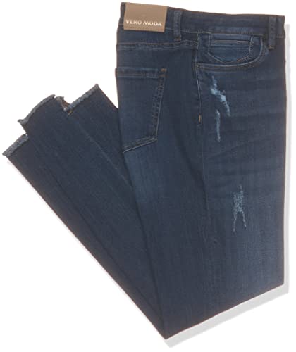 Vero Moda Women’s Regular Jeans (204519101_Dark Blue_33) Vero Moda Women’s Regular Jeans (204519101_Dark Blue_33)