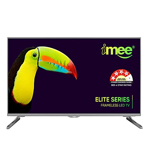imee 80cm (32 inch) Smart Android HD LED TV with SRS Surround Sound – BEE 4 Star Rated Energy Efficient (Elite, Steel Grey, 32 Smart)